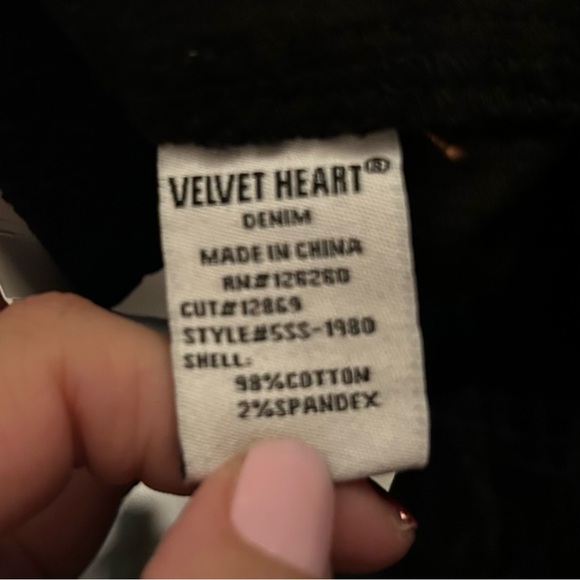 NWT Velvet Heart Denim Corduroy Cargo Pants Size 31 - Picture 8 of 8